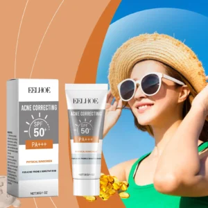 Deep Hydration Sunscreen Cream SPF 50+ UV Whitening Cream Korean Moisturizing Skin Care Tool for All Skin Type Cosmetics 30g