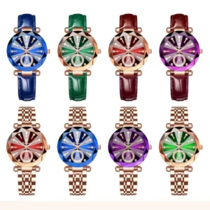 Luxury Elegant Ladies Wristwatch Waterproof Stainless Steel Watch for Woman Simple Casual Dress Women's Quartz Watches