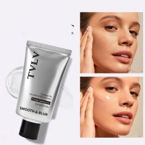 Transparent Priming Gel Moisturizing Pore Refining for Smooth Makeup Application Prevents Powder from Caking or Settling Pores