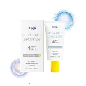 Sunscreen Cream Light Texture Moisturizing No Tight Relief Dryness Prevent Sunburn Hydrating Sunblock Lotion