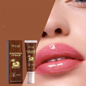 Lip Balm Vitamin E Deep Moisturizing UV Protection Lightweight No Greasy Coconut Scent Quick Absorption Lips Skin Care