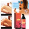 Body Self Tanning Mousse Boosting Summer Sunscreen Protection Fake Tan Accelerator Spray Post-Sun Repair Cream Tanning-Enhancing