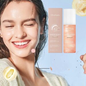 Refreshing Sunscreen Spray Body Sun Block Isolation Mist Long Lasting UV Protector Summer Outdoor Brightening Moisturizer Serum