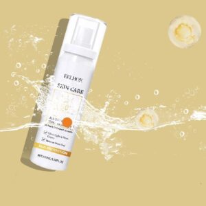 All Day Sunscreen Mist Active Ingredients Long-lasting Moisturizing Isolated UV Protector SPF 50+ Easy Makeup Spray