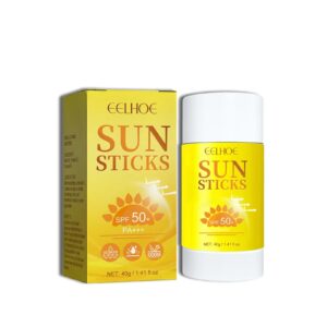 Sunscreen Stick SPF 50+ Anti-UV Moisturizing Preventing Dry Skin Long-lasting Protector Portable Care Body