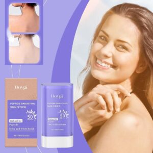 Sunscreen Face Cream Stick Protector Skin Barrier Facial Sun Block SPF50 Non-Greasy Cream Hydration Moisturizing Stick