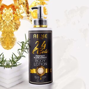 24k Gold Perfect Flawlessly Body Lotion, Whitening, Inhibit Melanin, Moisturizing, UV Protect, With Nicotinamide Vitamin C