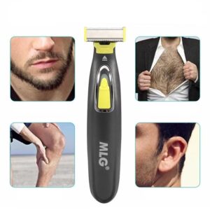 Electric Shaver For Men and Women Portable Full Body Trimmer USB T Shaped Blade Razor For Beard Armpit For Washable