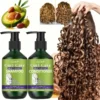 Curly Hair Care Shampoo and Conditioner Set, Is Moisturizing Properties and Deeply Nourishes and Cares for Curly Hair.