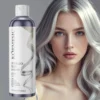 Unisex Silvery Lock Color Shampoo-Silver Fixing Shampoo,Color Locking & Brightening,Cleansing Care,Color Preservation Sleek Hair