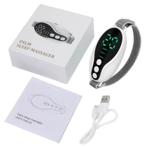 Handheld EMS Relaxation Device  Level Microcurrent Pulse Wellness Gadget 20-Level EMS Sleep Aid Device