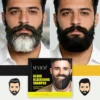Natural Beard Hair Dye Shampoo Portable 5 Minute Instant Blackening Color Tint Cream Moustache Shampoo For Men