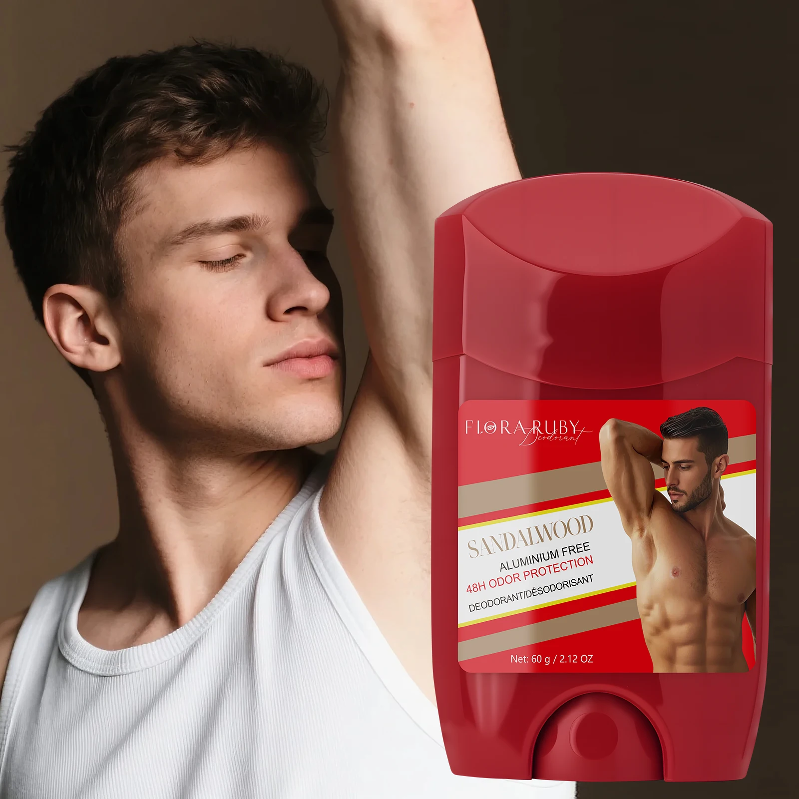Men's Aluminum-Free Body Odor Defense Cream | Long-Lasting Freshness | Portable Daily Sweat & Odor Care