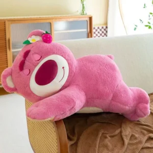 Lots-o'-Huggin' Bear plush toys Cute Toy Story plushie Strawberry Aroma Soft Doll Lotso Stuffed Pillow Birthday Gift for Fans