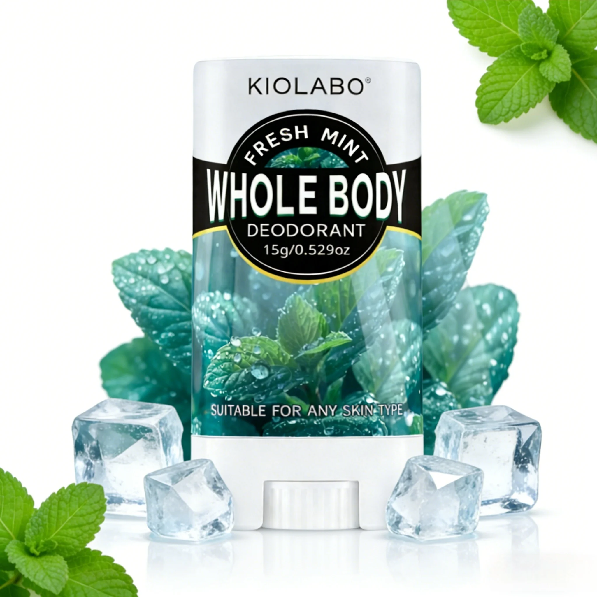 Natural Deodorant Cream, Aluminum Free Odor Control, Non-Greasy, Odor Protection, Gentle & Invisible for All Skin