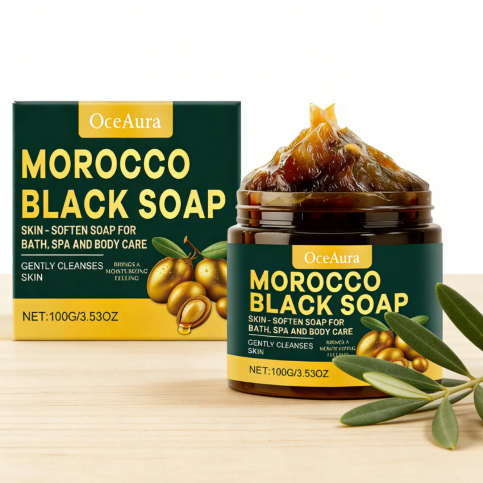 Black Soap Deep Cleaning Remove Dead Skin Cells Gentle Care Body Moisturizing Brighten Skin Smoothing Soap