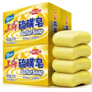 Shanghai Sulfur Soap Oil-Control Acne Treatment Psoriasis Seborrhea Eczema Anti Fungus Bath Healthy Soaps Shampoo