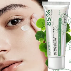 Soothing Centella Asiatica Face Cream Hydrating Daily Moisturizer with Panthenol 60g Centella Asiatica 85% Skin Repair Moisturizing Cream