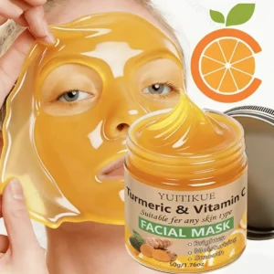 Turmeric & Vitamin C Moisturizing Face Mask for Radiant-Looking Skin Brightening Turmeric & Vitamin C Facial Mask