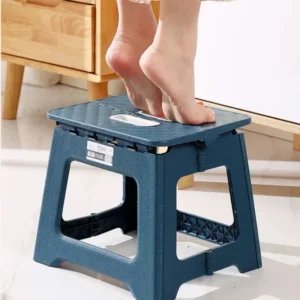 Adult Children Portable Folding Stool Thickened Plastic Saddle Chair For Outdoor Activities And Fishing