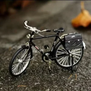 Mini Retro Alloy Bicycle Diecast Mountain Metal Bike With Inflation Pump Simulation Collection Gifts Toys for boys