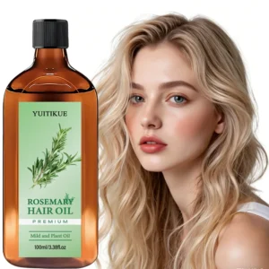 Premium Rosemary Hair Oil | Mild Plant-Based Formula | For Gentle Hair & Scalp Nourishment & Healthy Hair Care