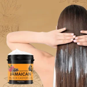 Black Castor Oil Conditioner Moisturizes Smooth Long-lasting Moisturizing Improves Dryness Enhances Shine Haircare