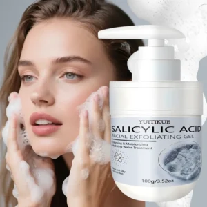 Salicylic Acid Exfoliating Gel - Gentle Cleansing & Moisturizing, Removes Dead Skin for Face & Body,