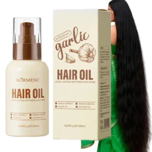 Garlic Hair Growth Oil Hair Regrowth Serum For Thinning Hair, Scalp Root Care, Anti Hair Loss, Fuller Thicker Hair Unisex