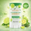 Lime & Bergamot Deodorant Stick for Men & Women – Long Lasting Odor Control, Fresh Citrus Fragrance Underarm Deodorant, Natural