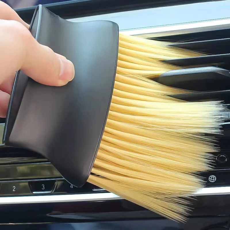 Car Interior Cleaning Brush | Soft Bristles for Dashboard, Air Vents & Interior Gaps Soft Car Detailing Brush