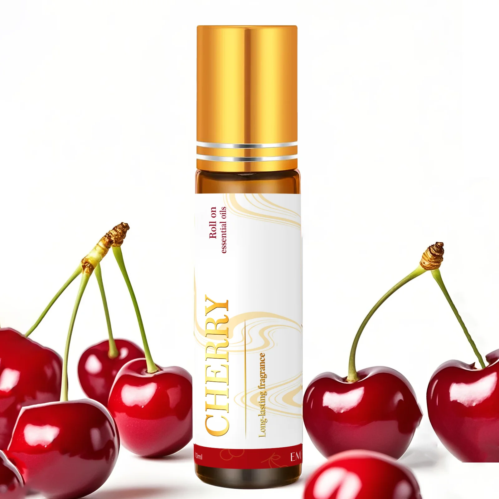 Cherry Essential Oil Roll-On, Natural Aromatherapy for Relaxation & Mood Boost - Sweet Scent, Travel-Size, Easy to Apply
