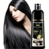 Natural Herbal Hair Dye Shampoo Black Dark Brown Cover Gray Deep Nourishing Fast Hair Coloring Cream for Women Men