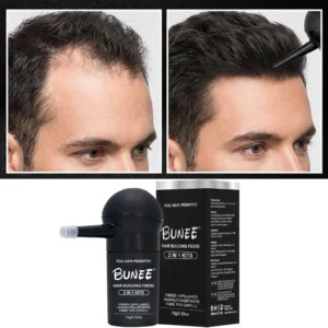 Men's Hair Fiber Powder  Instant Fuller Looking Hair Concealer Natural Hair Fiber Set Hair Density Enhancer