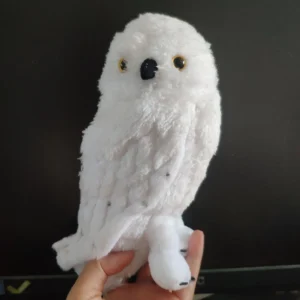 Stuffed Snowy Owl Plush Toy Soft Animal Plush for Kids & Adults Gift Cute Snowy Owl Stuffed Animal Home Decor & Gifts
