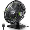 Desk Fan Portable USB Fan 90° Adjustable Cooling Fan Mute 4 Speed Adjustment Ultra Quiet Suitable For Home Desk Office