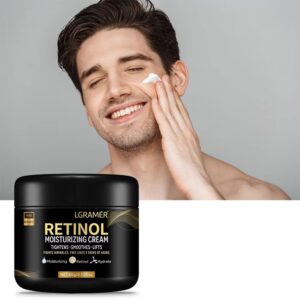 Men's Face Moisturizer Moisturizing Retinol Cream Anti-Wrinkle Aging Moisturizing Shrink Pores Whitening Smooth