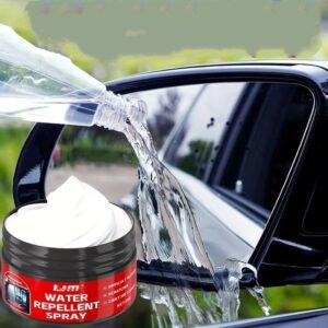 Car Glass Waterproof Paste Kit: Hydrophobic Anti-Rain/Anti-Fog Coating, Suitable for Car Windows, Mirrors & Bathroom Glass