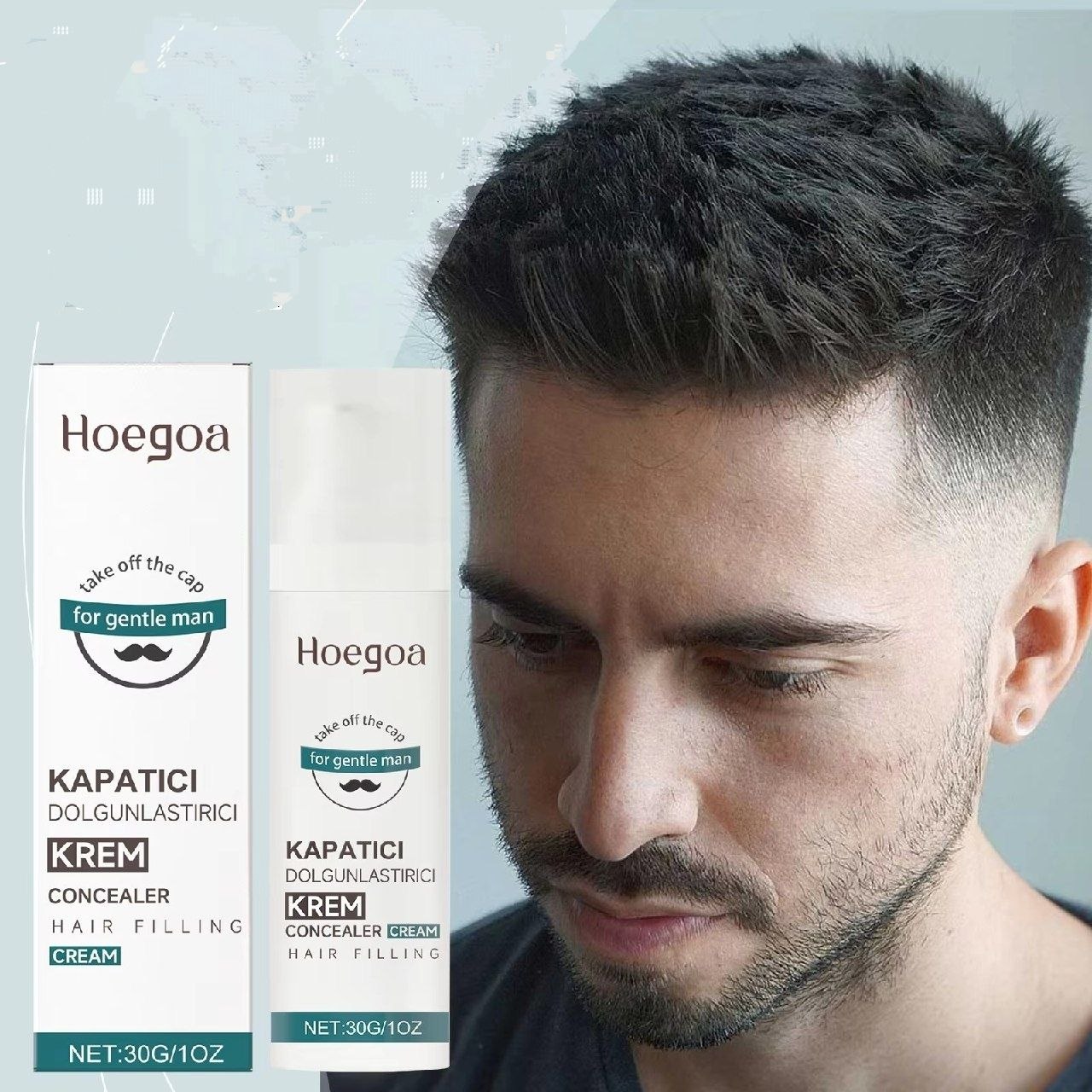Instant Hair Loss Concealer for Thinning Hair Root Touch up Hairline Filler Waterproof Hair Part Concealer Sparse Hair Coverage