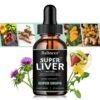 Natural Milk Thistle Liquid Drops Liver Support Herbal Supplement Milk Thistle Herbal Liquid Drops