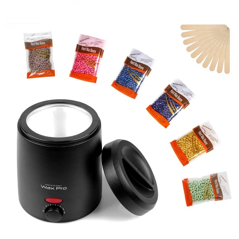 Hair Removal Wax Melting Heater Machine with LCD Temperature Display Depilatory Warmer Pot for Waxing kit