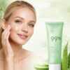 Moisturizing Aloe Gel For Face,Sensitive Skin Aloe Vera Watery Gel,99% Aloe Vera Gel Naturally Hydrating For Soothing Skincare