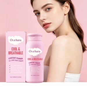 Talcum Powder All over Body Powder Sweat Absorbing Cooling Comfort Non Greasy Lightweight Moisture-Wicking Drying Body Powder