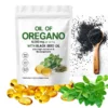 Premium Oil of Oregano Softgels with Black Seed Oil | Daily Wellness Formula Organic Oil of Oregano Softgel Capsules