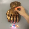 Marvel Iron Man Thanos PVC Infinity Gauntlet Wearable Movable Led Removable Infinity Stones Cosplay Prop Collectible Model Adult