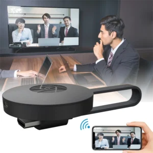 Wireless HDMI Screen Mirroring Receiver  1080P Display Dongle for Compatible Devices Phone, Tablet, PC, TV & Projector
