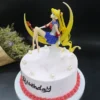 Anime Sailor Moon Tsukino Action Figure Wings Toy Doll Cake Decoration Collection Model Girls Gift Toy for Children