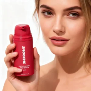 Smooche Color Changing Foundation Makeup SPF Adapting Skin Tone Makeup Concealer Cover Wrinkles Dark Spots Flawless Face Base