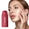 Color Changing Foundation  Even Skin Tone Long-Lasting Base, High Coverage Hide Blemishes & Fine Lines Natural Makeup