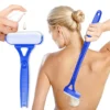 Foldable Back Lotion Applicator Long Handle Roller for Sunscreen Body Cream ABS Plastic Sponge Roller Self Care Tool